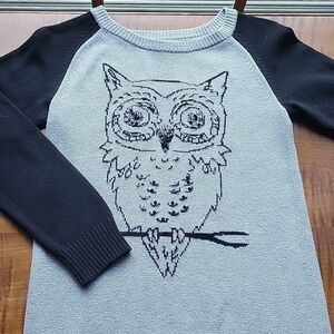 GAP SEQUIN OWL SWEATER DRESS